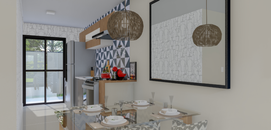 Villagio Caucaia – Casas térreas com 2 dormitórios