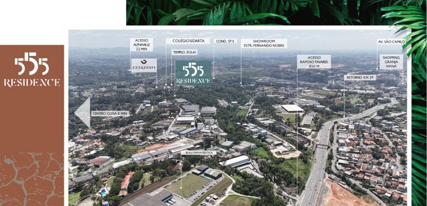 555 Residence Cotia – Condomínio na Granja Viana